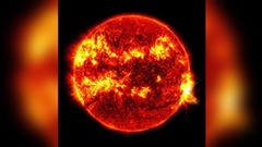 米航空宇宙局（ＮＡＳＡ）の太陽観測衛星ＳＤＯが捉えた太陽の様子