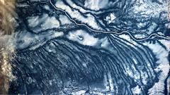 カナダ北部の氷雪　写真提供：ESA/NASA