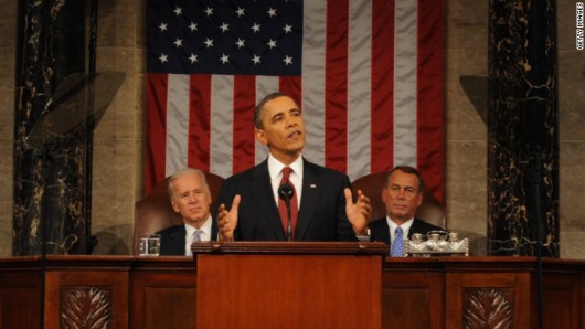 演説を行うオバマ米大統領