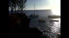 ジャマイカにあるリックス・カフェ。崖から望むカリブ海の夕日で有名