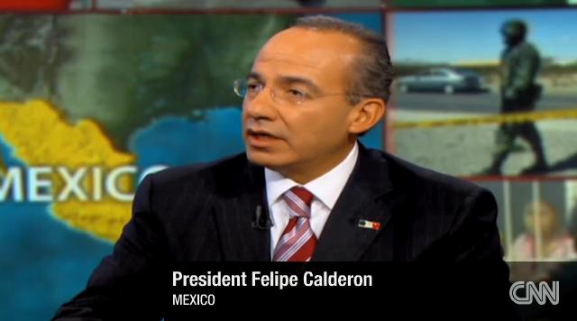 メキシコのカルデロン大統領