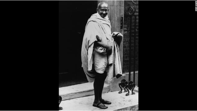 マハトマ・ガンジー氏＝１９３１年、ロンドン