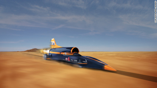 最高時速１０００マイル（１６０９キロ）の超音速自動車「ブラッドハウンドＳＳＣ」　写真提供：ENTA AND SIEMENS
