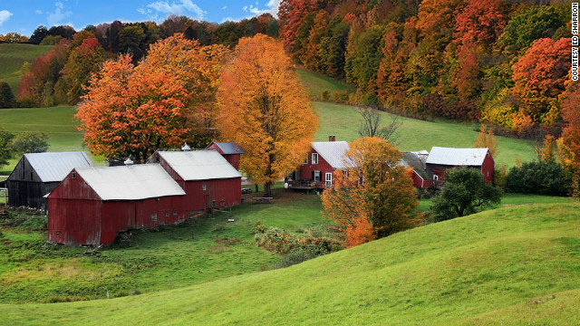 バーモント州リーディングにあるジェンヌ・ファームは、世界で最も写真を撮られている農場の１つだろう (C)ED SHARRON
