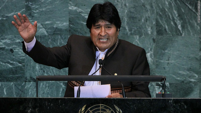 ボリビアのモラレス大統領