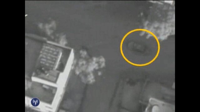 イスラエルが公開した空爆時の映像