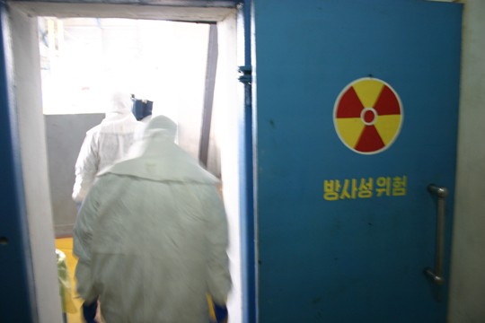 北朝鮮の寧辺核施設。２００８年２月２３～２７日に撮影　(C)Brian Rokus/CNN