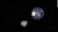 小惑星「２０１２ＤＡ１４」は日本時間２０１３年２月に地球に最接近＝NASA/JPL-CALTECH提供