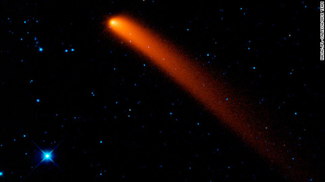 彗星の明るさの予測は困難という。写真はサイディング・スプリング彗星＝２０１０年１月、NASA/JPL-CALTECH/WISE TEAM提供