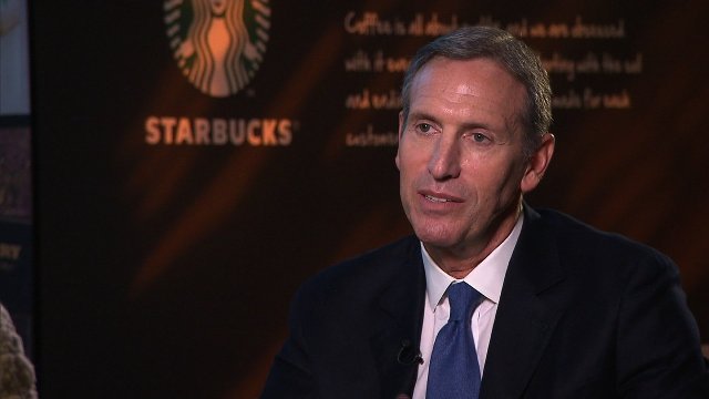 スターバックスのシュルツＣＥＯ。投資家からの批判を一蹴