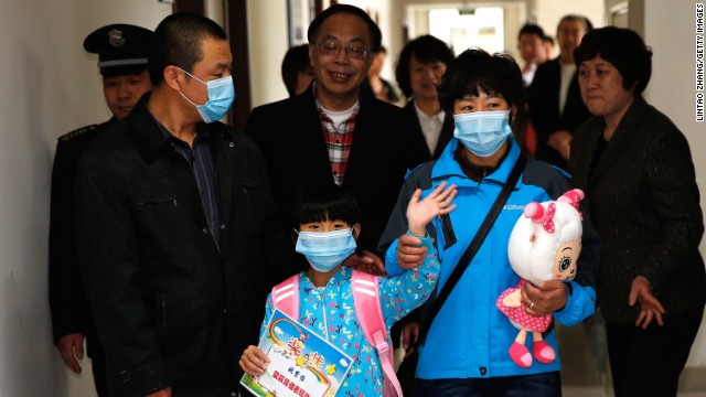 北京で初めて感染が確認された女の子は無事退院した