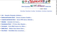 １９９６年１０月のyahoo.com＝Internet Archive Wayback Machine提供