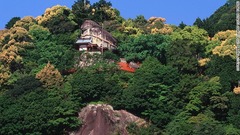 熊野速玉大社の近くにある神倉神社には、ゴトビキ岩という巨岩がまつられている