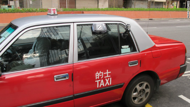 香港のタクシー。渋滞だと機嫌が悪くなる？