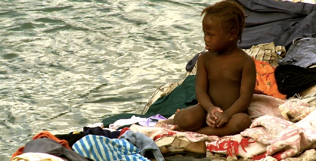 ハイチではコレラが流行