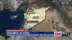 赤十字スタッフなど一部解放、爆発で２０人死亡　シリア