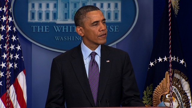 オバマ大統領はマンデラ氏の訃報を受け追悼の意を示した