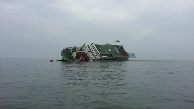 セウォル号沈没事故では多くの学生が犠牲になった＝韓国海洋警察提供