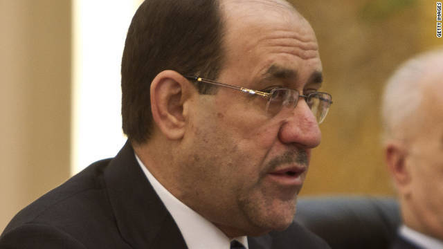 イラクのマリキ首相。サマラへの政府軍の派遣を指示した