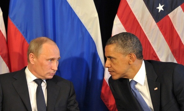 オバマ氏（右）はプーチン氏に書簡を送ったという
