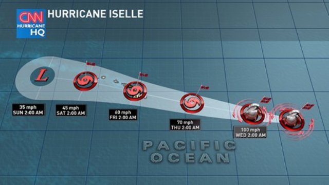 ハリケーン「イゼル」はハワイ島を直撃する恐れがある
