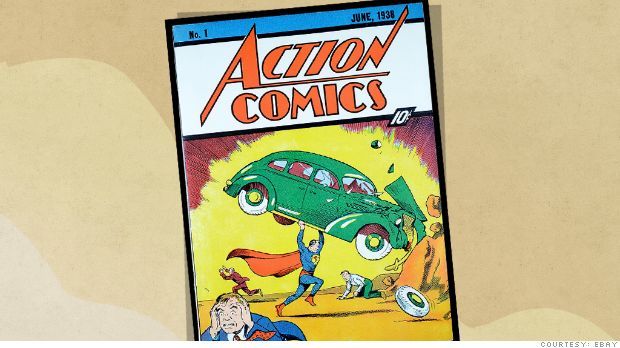 「スーパーマン」の連載初回が掲載された雑誌がオークションに＝イーベイ提供