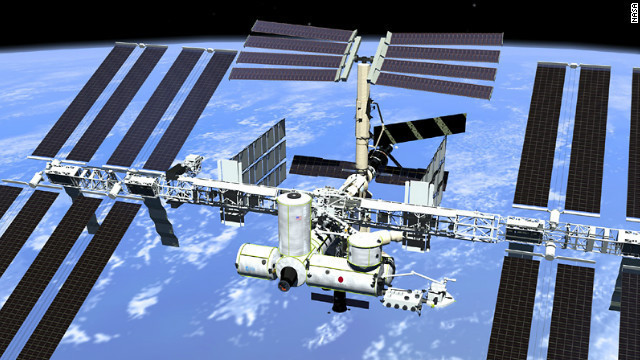 ロシアの無人宇宙船がドッキングを目指していた国際宇宙ステーション（ＩＳＳ）