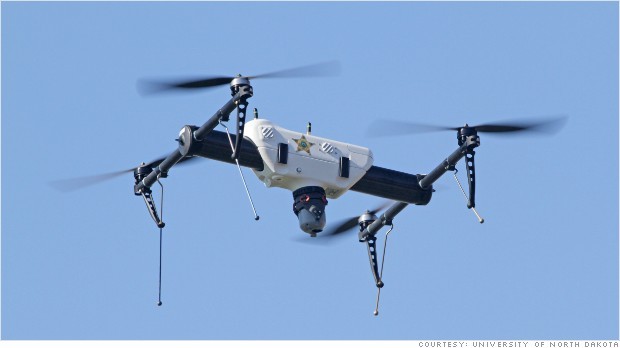 無人機：ノースカロライナ大学の提供写真