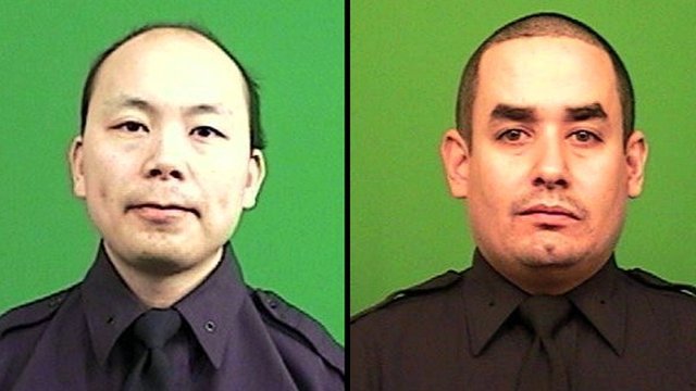 ２人の警察官が射殺された＝ニューヨーク市警提供