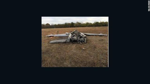 公開された墜落機体の写真