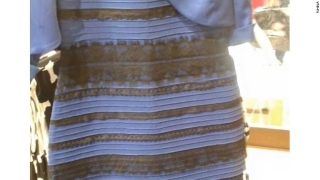 ドレスの色が論争の的に