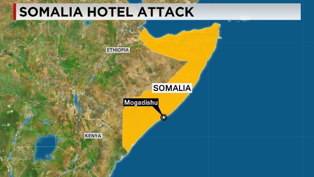 ソマリア首都でホテルが襲撃を受け外交官など６人が死亡