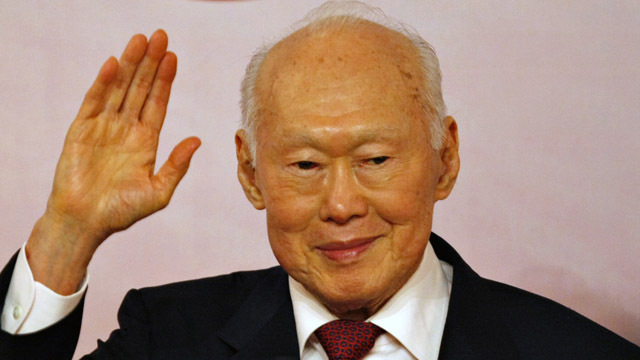 「シンガポール建国の父」、リー・クアンユー元首相。２９日には国葬が営まれた
