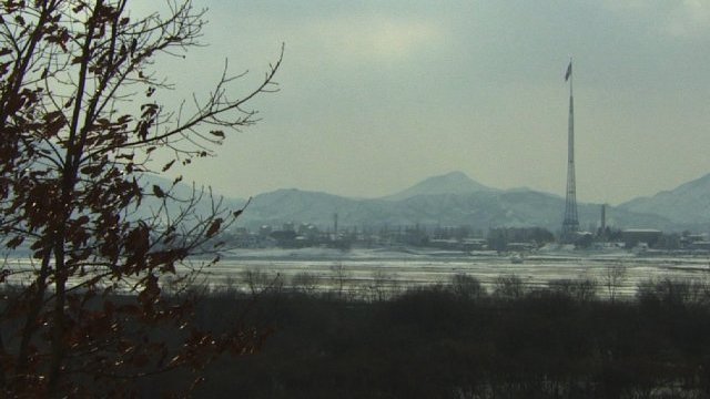 北朝鮮と韓国の間にある非武装地帯＝２０１３年２月