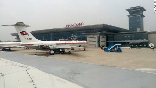 長期にわたる建設期間を経て完成間近となった、平壌空港のモダンな新ターミナル