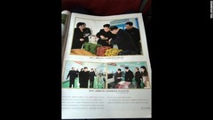北朝鮮唯一の航空会社、高麗航空の機内誌。金正恩第１書記についての記事に多くのページが割かれている