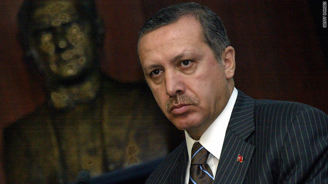 トルコのエルドアン大統領。公正発展党は過半数には届かなかった