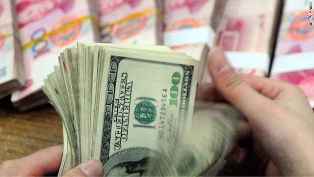 中国人民銀行が通貨・人民元の対ドルレートの基準値を前日から２％近く引き下げた
