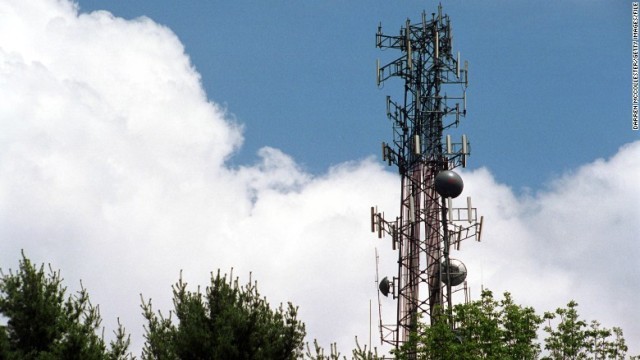 米国内にある携帯電話の中継塔