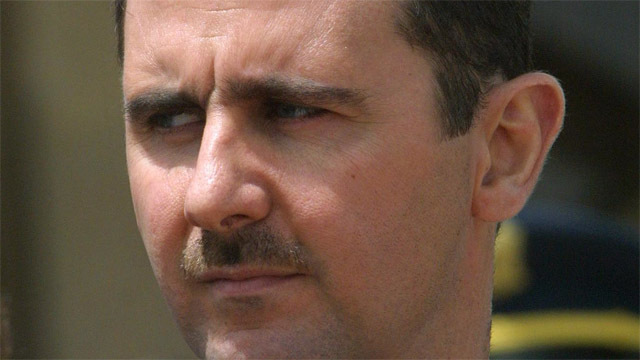 ロシアから軍事支援を受けるシリアのアサド大統領