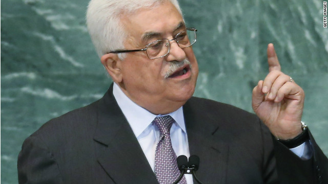 パレスチナ自治政府のアッバス議長。オスロ合意の破棄を示唆した
