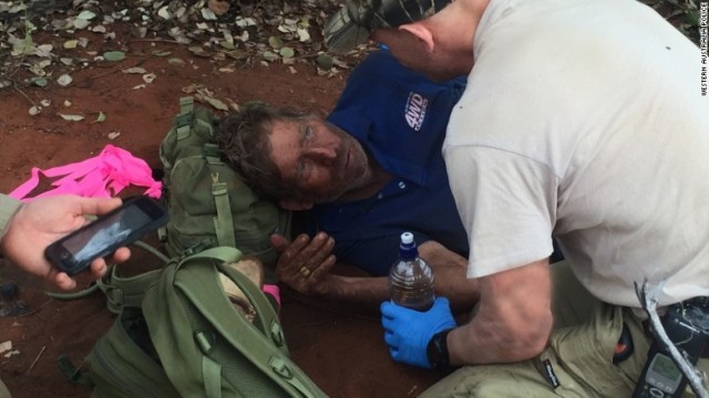 フォーガディさんはアリを食べて生き延びたという＝Western Australia Police