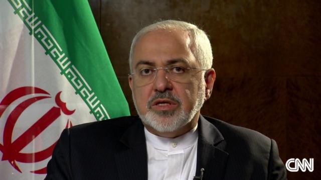 イランのザリフ外相。シリア和平を目指す国際協議に参加する意向を示した