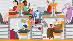 乗客が折り重なるような形で座ることも？