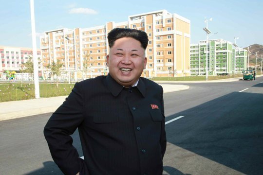 北朝鮮の最高指導者、金正恩第１書記＝労働新聞