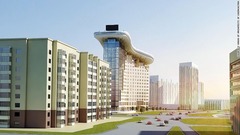 カザフスタン建築家協会が提案するこのプロジェクトは、シンガポール行われた世界建築フェスティバル（ＷＡＦ）でも注目された