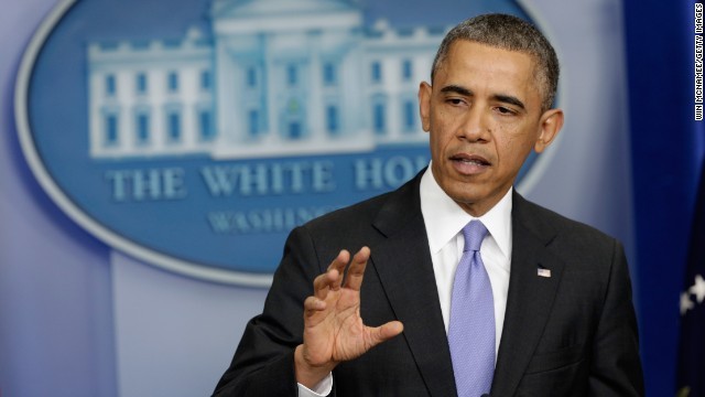 オバマ米大統領。数日中に新しい銃規制強化策を打ち出す考えを示した