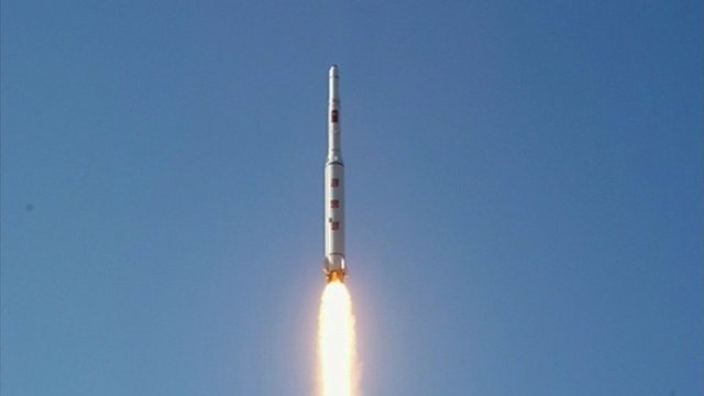 北朝鮮のロケット発射に国際社会から非難の声が上がっている＝KCTV