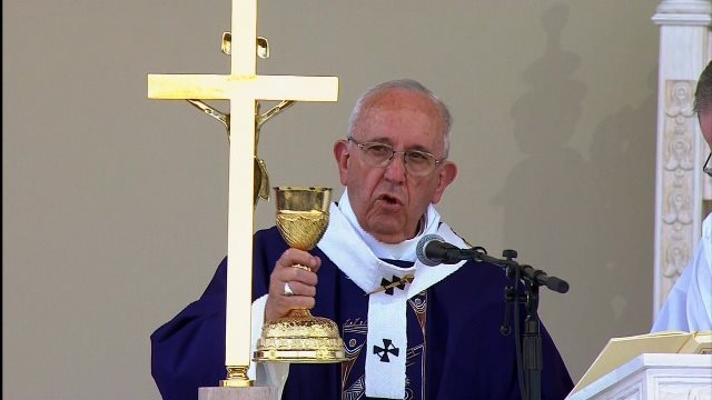 メキシコを訪問したローマ法王