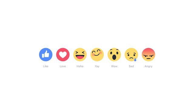 フェイスブックに新たな５つの感情ボタンが加わる＝フェイスブックから